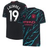 Original Fußballtrikot Manchester City J. Alvarez 19 Ausweichtrikot 2023-24 Für Herren